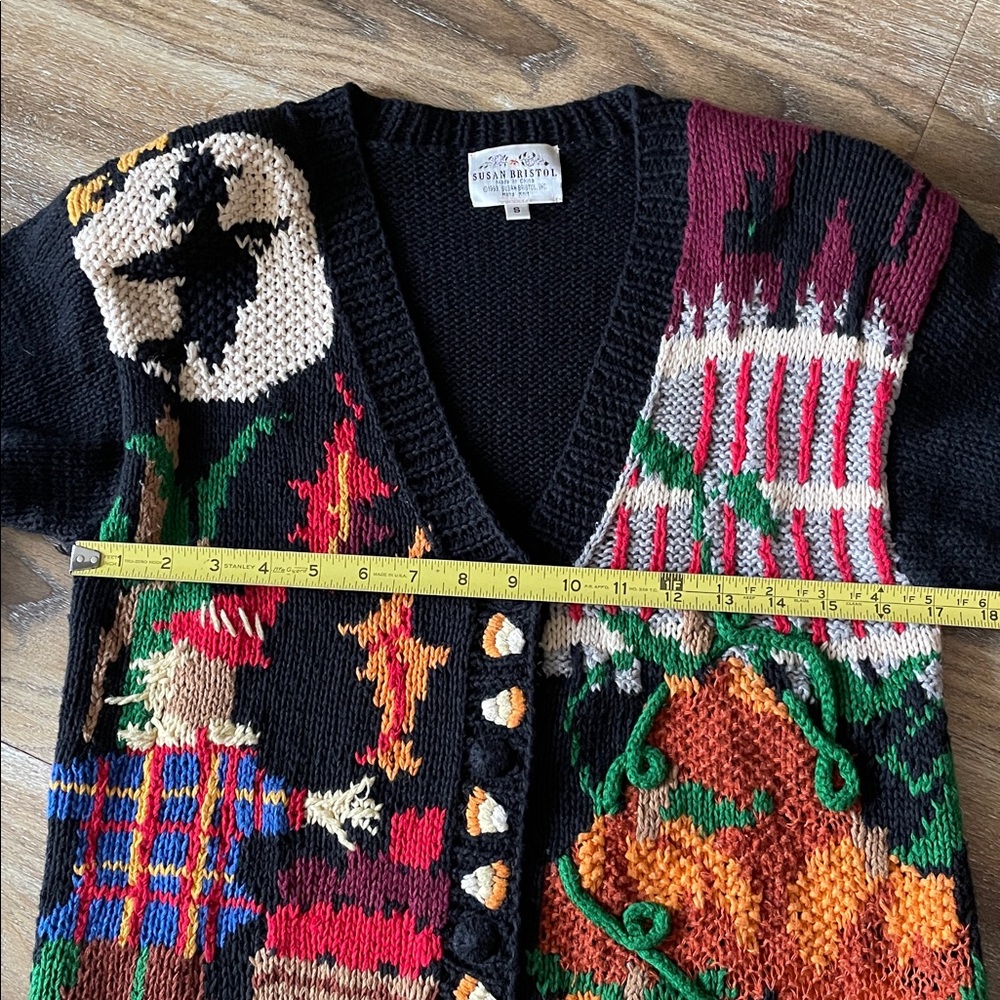 1993 Halloween Vintage Cardigan Susan Bristol - Picture 10 of 16